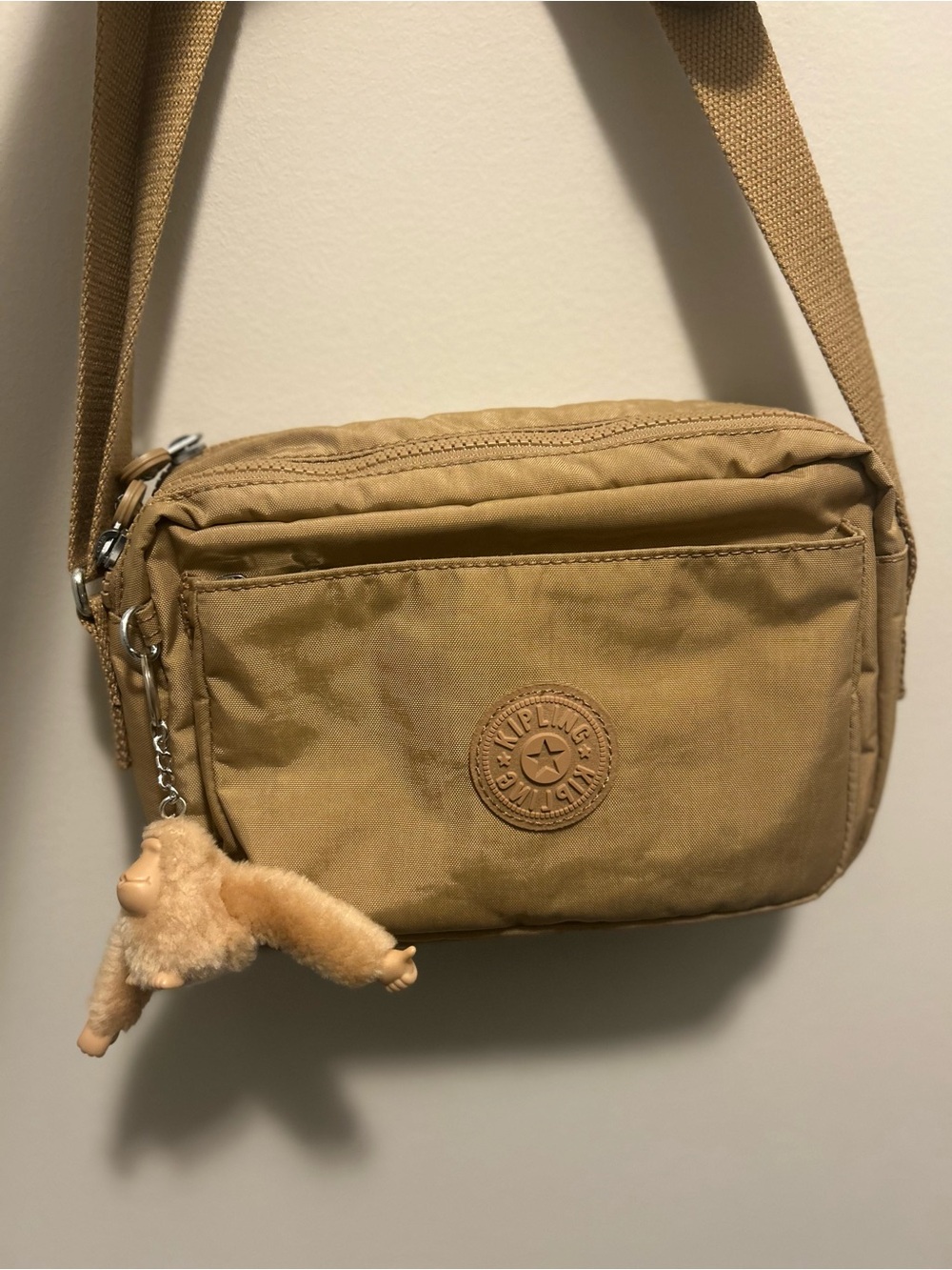 Kipling Small Crossbody Bag in Tan